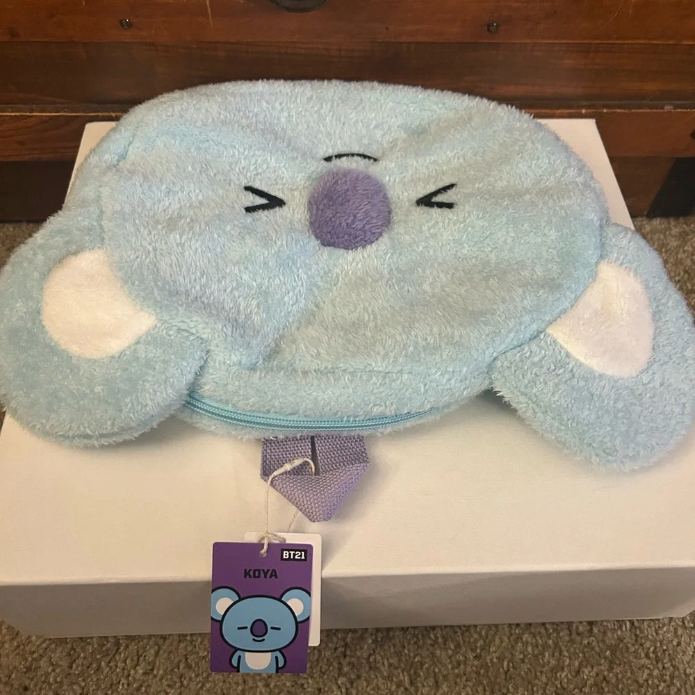 Miniso Koya Blue Koala Plush Backpack - NWT
